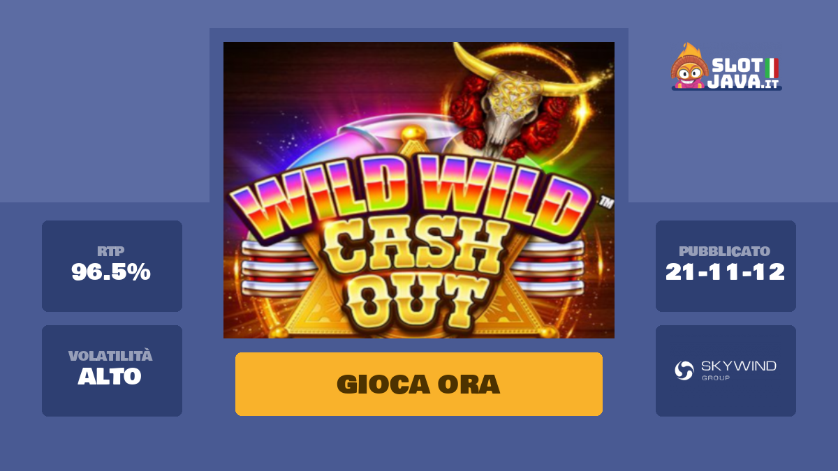 wild wild cash out slot