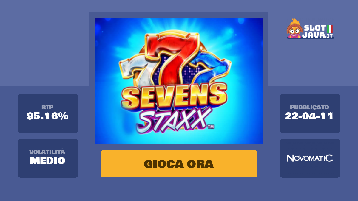 Sevens Staxx slot