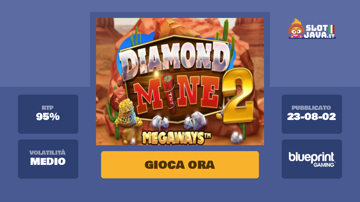 Diamond Mine Megaways Recensione Gratis Slotjava It